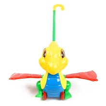 Load image into Gallery viewer, WonderPlay All About Action! Kids Push Dino - Yellow