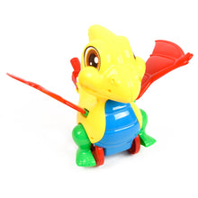 Load image into Gallery viewer, WonderPlay All About Action! Kids Push Dino - Yellow
