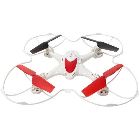 WonderTech Nebula 2.4GHz 6-Axis Gyro Quadcopter Drone with HD FPV Real Time Live Video Feed Camera, White